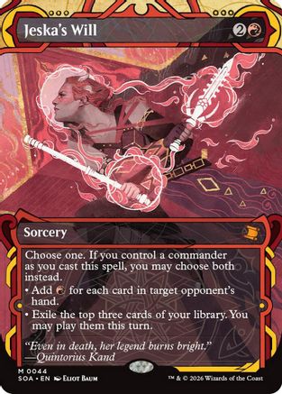 Jeska's Will (SOA-044) - Secrets of Strixhaven: Mystical Archive Foil