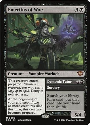 Emeritus of Woe (SOS-080) - Secrets of Strixhaven