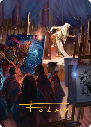 Archaeomancer Art Card (Gold-Stamped Signature) (ASSOS-041) - Art Series: Secrets of Strixhaven