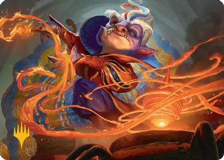 Goblin Glasswright Art Card (Gold-Stamped Planeswalker Symbol) (ASSOS-013) - Art Series: Secrets of Strixhaven