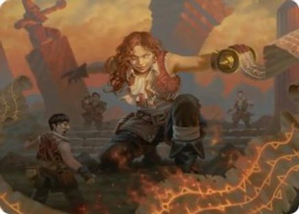 Zealous Lorecaster Art Card (ASSOS-014) - Art Series: Secrets of Strixhaven