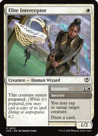 Elite Interceptor (SOS-012) - Secrets of Strixhaven Foil