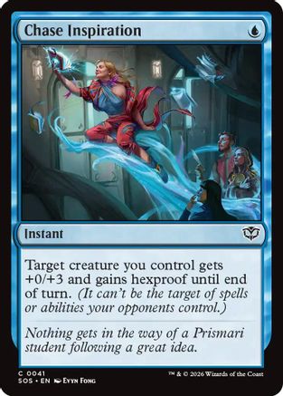 Chase Inspiration (SOS-041) - Secrets of Strixhaven Foil
