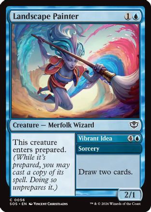 Landscape Painter (SOS-056) - Secrets of Strixhaven Foil