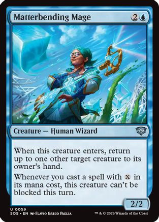 Matterbending Mage (SOS-059) - Secrets of Strixhaven Foil