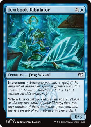 Textbook Tabulator (SOS-070) - Secrets of Strixhaven Foil