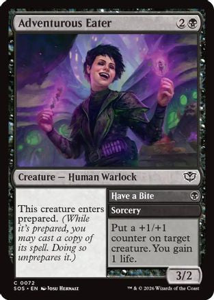 Adventurous Eater (SOS-072) - Secrets of Strixhaven Foil