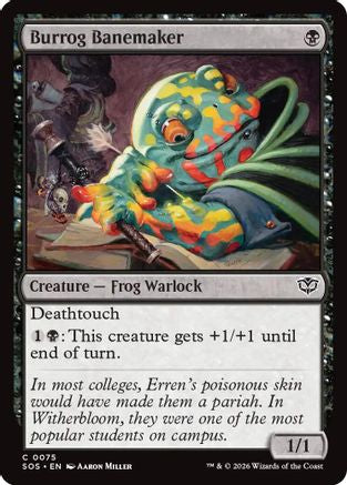Burrog Banemaker (SOS-075) - Secrets of Strixhaven Foil
