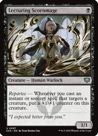 Lecturing Scornmage (SOS-087) - Secrets of Strixhaven