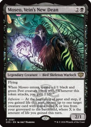 Moseo, Vein's New Dean (SOS-091) - Secrets of Strixhaven