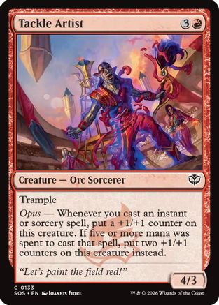 Tackle Artist (SOS-133) - Secrets of Strixhaven Foil