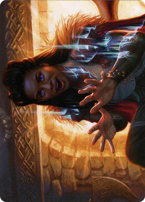 Birgi, God of Storytelling // Birgi, God of Storytelling (ASKHM-031) - Art Series: Kaldheim (Borderless) Foil