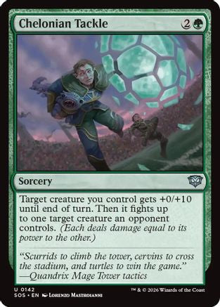 Chelonian Tackle (SOS-142) - Secrets of Strixhaven Foil