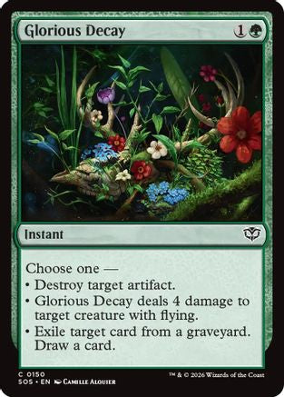 Glorious Decay (SOS-150) - Secrets of Strixhaven Foil
