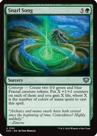 Snarl Song (SOS-161) - Secrets of Strixhaven Foil