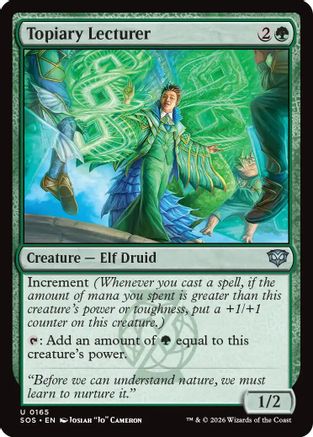 Topiary Lecturer (SOS-165) - Secrets of Strixhaven Foil