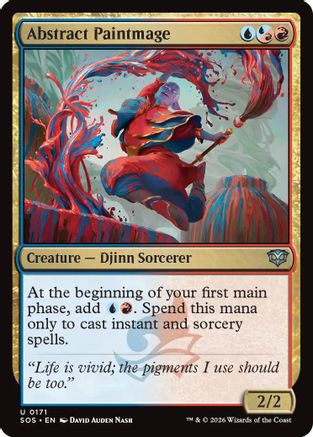 Abstract Paintmage (SOS-171) - Secrets of Strixhaven Foil