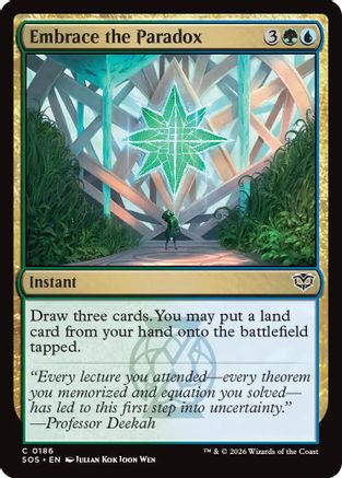 Embrace the Paradox (SOS-186) - Secrets of Strixhaven Foil
