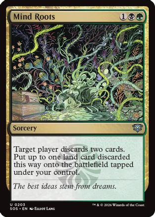 Mind Roots (SOS-203) - Secrets of Strixhaven Foil