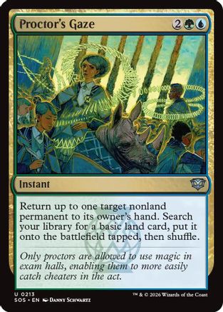 Proctor's Gaze (SOS-213) - Secrets of Strixhaven