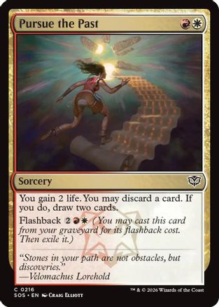 Pursue the Past (SOS-216) - Secrets of Strixhaven Foil