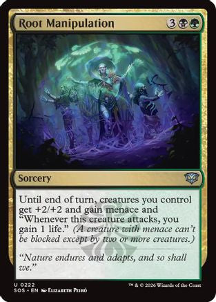 Root Manipulation (SOS-222) - Secrets of Strixhaven Foil