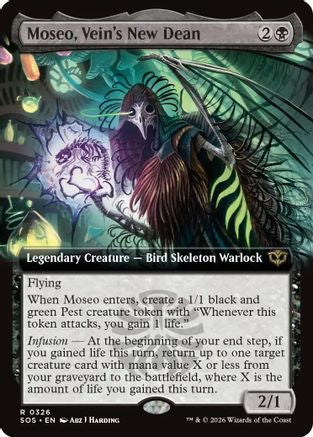 Moseo, Vein's New Dean (Extended Art) (SOS-326) - Secrets of Strixhaven