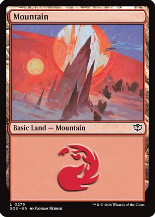 Mountain (0279) (SOS-279) - Secrets of Strixhaven