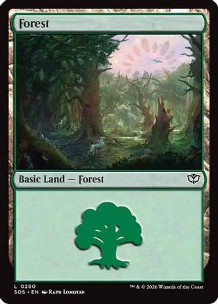 Forest (0280) (SOS-280) - Secrets of Strixhaven