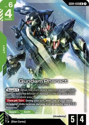 Gundam Pharact (GD04-018) - Phantom Aria Holofoil