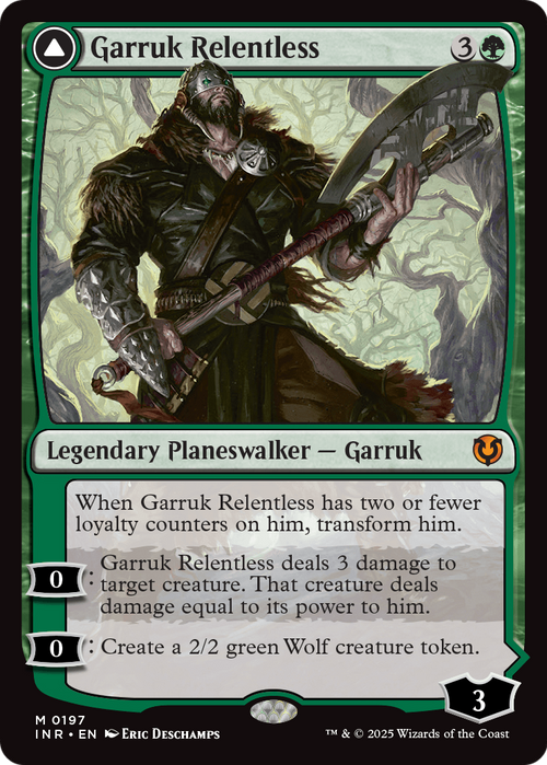 Garruk Relentless (INR-197) - Innistrad Remastered Foil