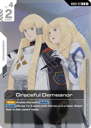 Graceful Demeanor (GD04-117) - Phantom Aria Holofoil