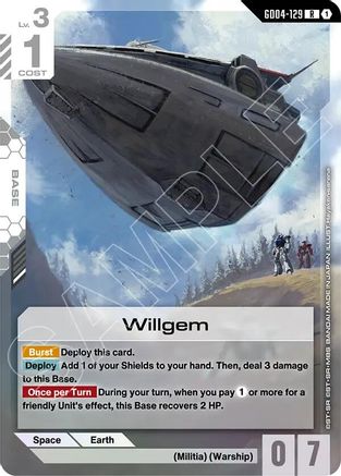 Willgem (GD04-129) - Phantom Aria Holofoil