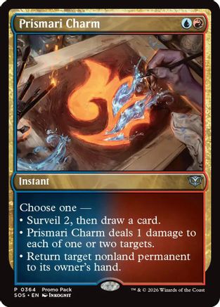 Prismari Charm (PPSOS-364) - Promo Pack: Secrets of Strixhaven Foil