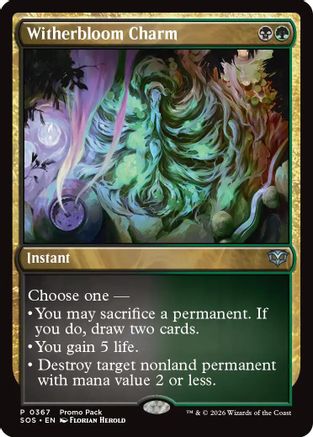 Witherbloom Charm (PPSOS-367) - Promo Pack: Secrets of Strixhaven