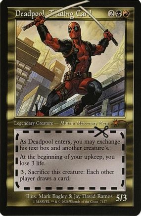 Deadpool, Trading Card (7127) (SLD-7127) - Secret Lair Drop Series Foil