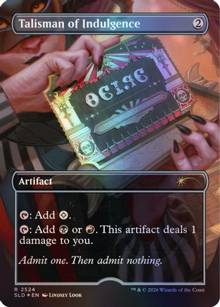 Talisman of Indulgence (SLD-2524) - Secret Lair Drop Series Foil