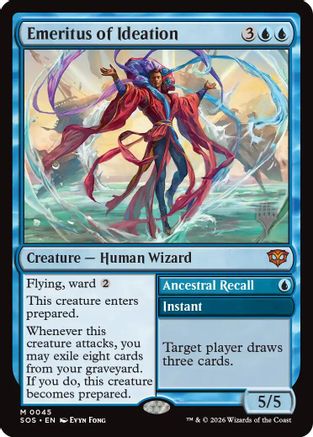 Emeritus of Ideation (PPSOS-045) - Promo Pack: Secrets of Strixhaven Foil