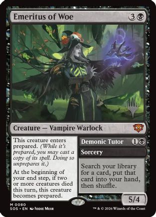 Emeritus of Woe (PPSOS-080) - Promo Pack: Secrets of Strixhaven