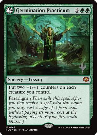 Germination Practicum (PPSOS-149) - Promo Pack: Secrets of Strixhaven Foil
