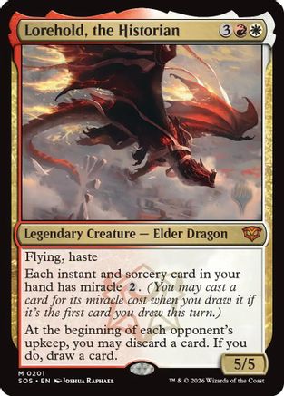 Lorehold, the Historian (PPSOS-201) - Promo Pack: Secrets of Strixhaven Foil