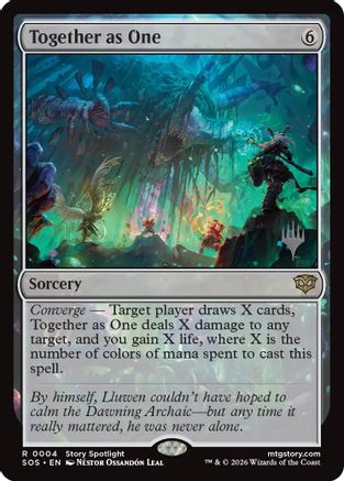 Together as One (PPSOS-004) - Promo Pack: Secrets of Strixhaven