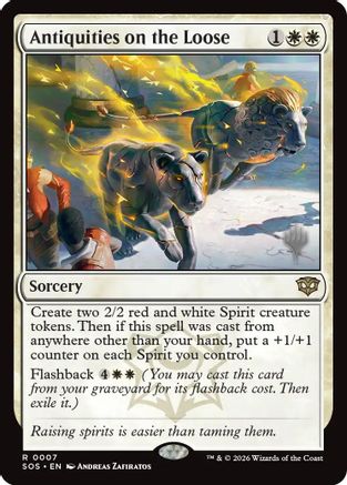 Antiquities on the Loose (PPSOS-007) - Promo Pack: Secrets of Strixhaven Foil