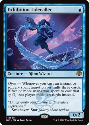 Exhibition Tidecaller (PPSOS-048) - Promo Pack: Secrets of Strixhaven Foil