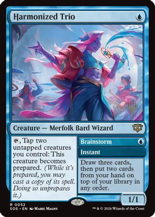 Harmonized Trio (PPSOS-052) - Promo Pack: Secrets of Strixhaven Foil