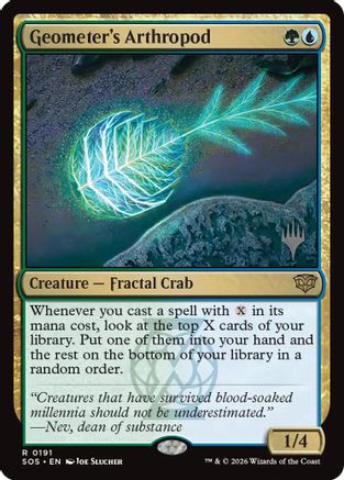 Geometer's Arthropod (PPSOS-191) - Promo Pack: Secrets of Strixhaven Foil