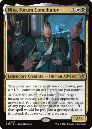 Nita, Forum Conciliator (PPSOS-206) - Promo Pack: Secrets of Strixhaven Foil