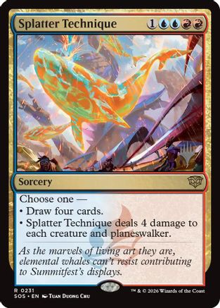 Splatter Technique (PPSOS-231) - Promo Pack: Secrets of Strixhaven Foil
