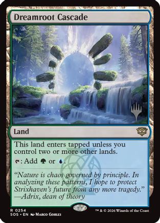 Dreamroot Cascade (PPSOS-254) - Promo Pack: Secrets of Strixhaven Foil