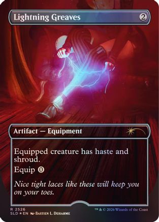 Lightning Greaves (2526) (SLD-2526) - Secret Lair Drop Series Foil